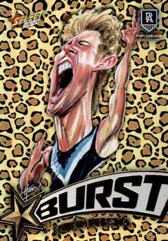 2020 Select Footy Stars - Starburst Caricature Leopard #SBL50 Xavier Duursma Front